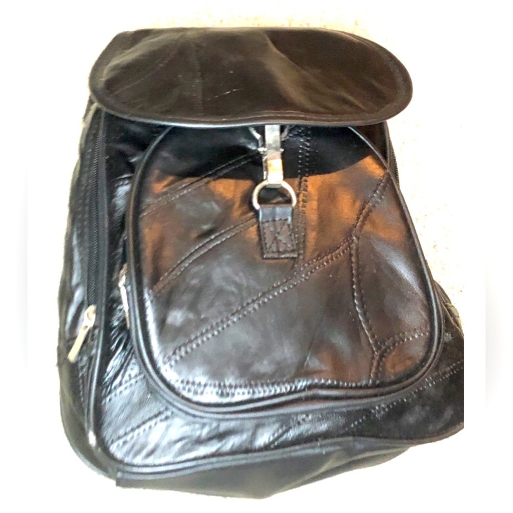 Backpack Patchwork Leather Grunge. - image 3